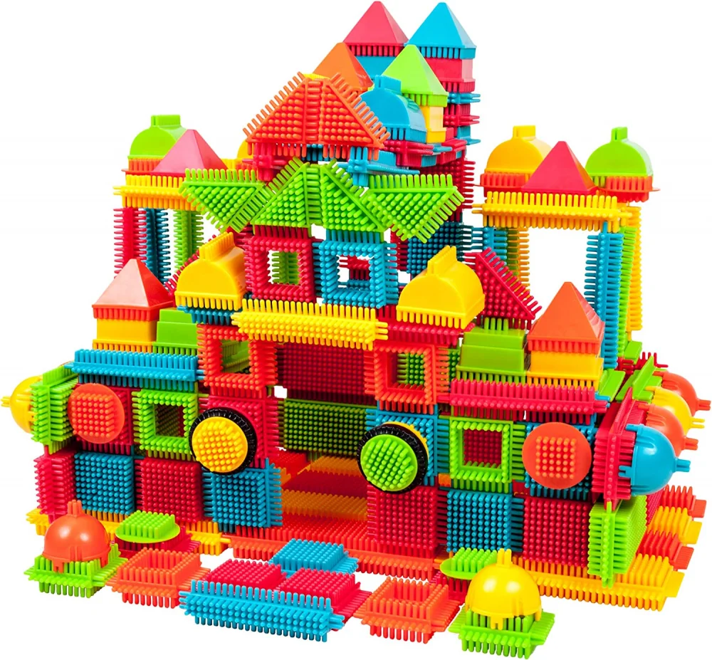 Kids DIY Building Block Child's Bristle Shape Brick Intellectual Modeling Interactive Parent-Child Assembly Educational Toys puzzle toys building blocks toys