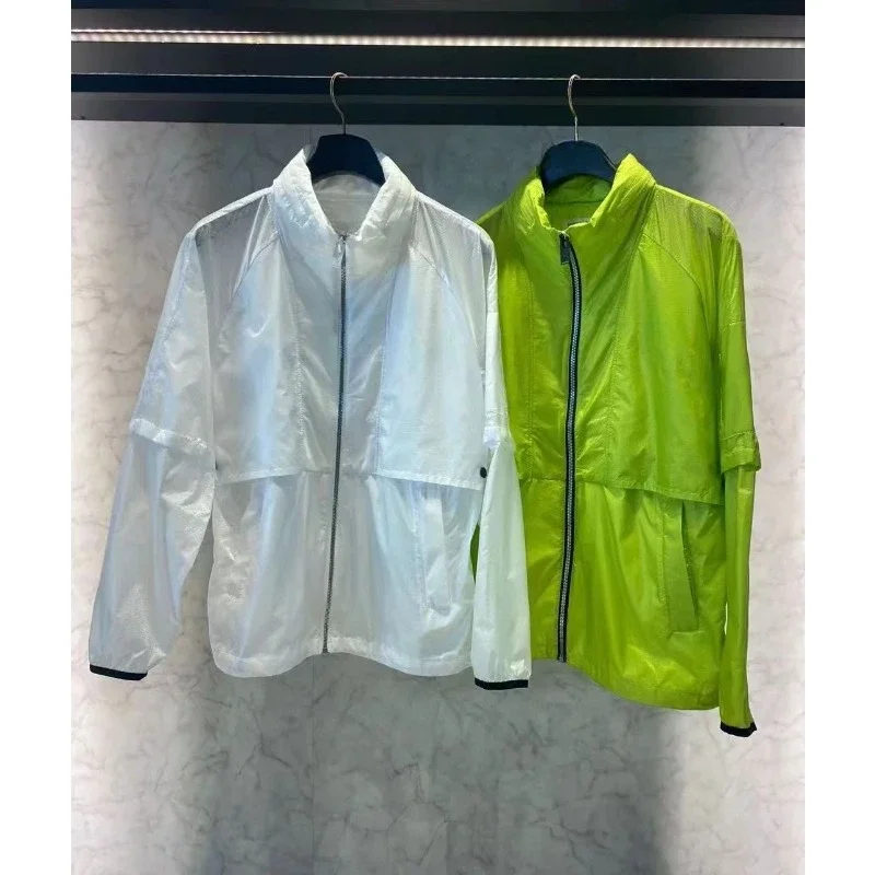 

New Men Thin Sunscreen Windproof Coat Golf Raincoat