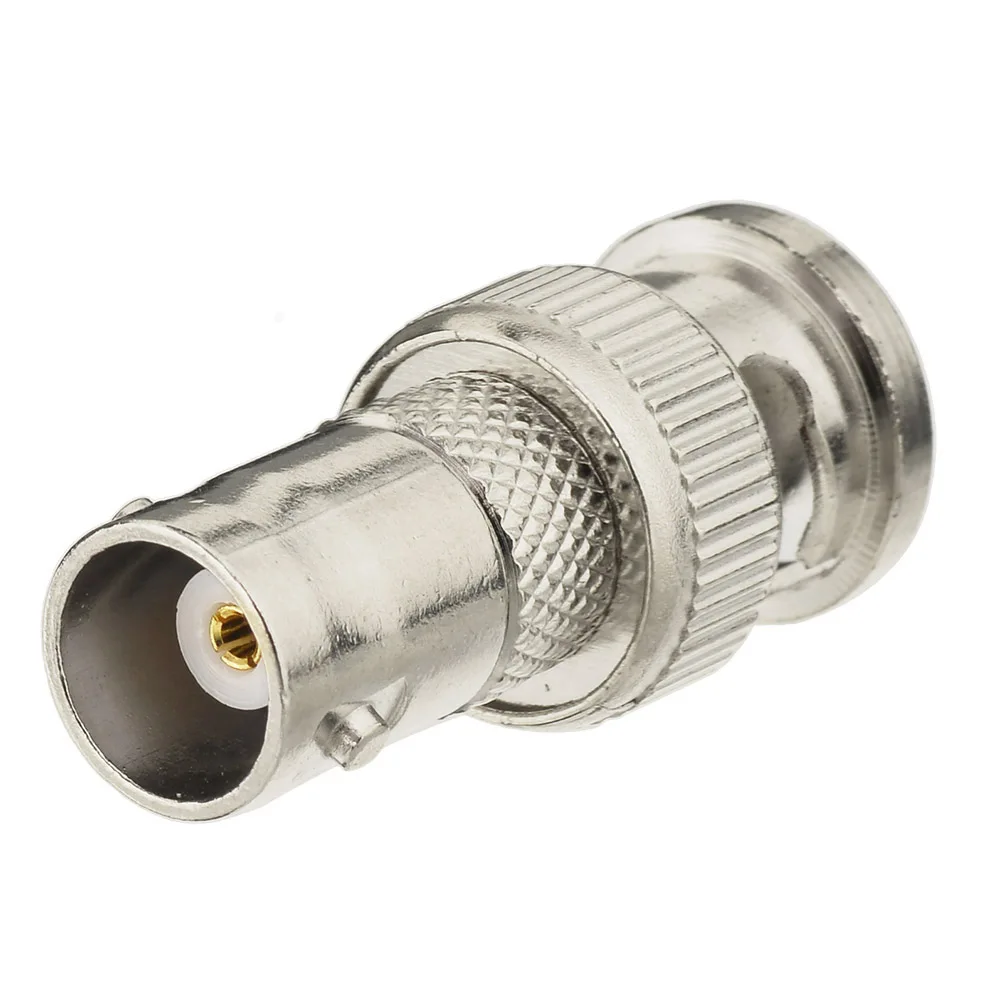 

Superbat BNC Adapter Male to Female Straight Connector 50 ohm Nickelplated RF Coaxial Connector