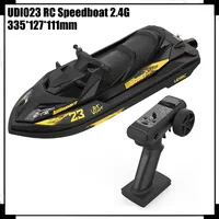 UDI023 RC Speedboat 2.4G Jet Spray RC Boat Remote Control Ship Waterproof Self-Righting LED Lights RTR High-Speed Models Toys 1