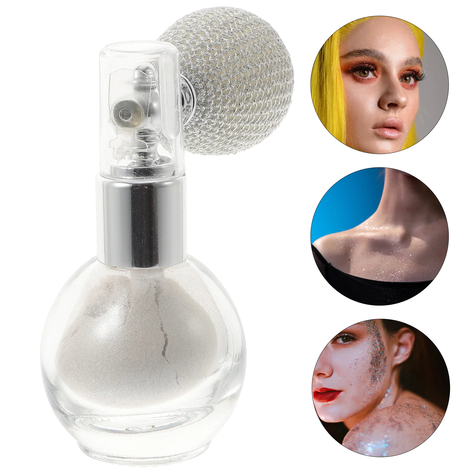 

Body Powder Spray Highlighter Glitter for Shimmering Loose Makeup Hair Sparkle and