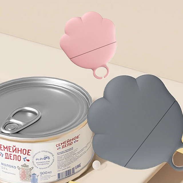 Can Covers Pet Food Cans, Silicone Pet Can Lids, Cat Food Lid Set, Stretch Can Lids for Storage, Leakproof. 5