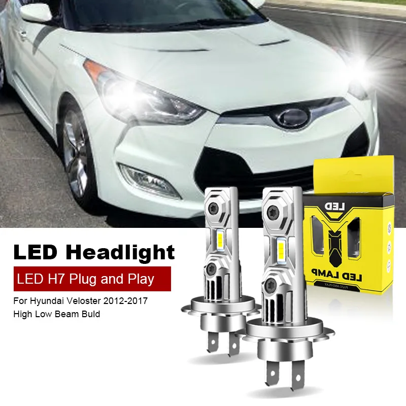 2PCSForHyundaiVeloster20122017HighLowBeamLedBulbsH7WithoutFanHeadlightBulb.jpg
