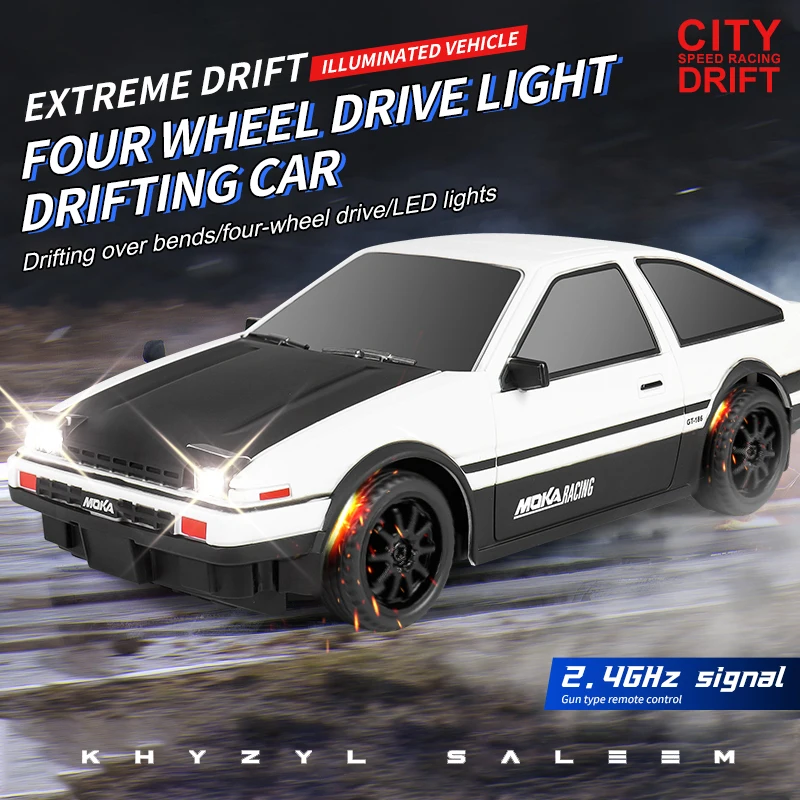 ZWN 2.4G RC Drift Car 1/24 4WD Remote Control Car High Speed Four Wheel Drive Radio Controlled Mini Racing Model Boy Toy Gift 5