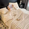 New Artificial Rabbit Plush Autumn Warm Blankets for Beds Soft Coral Fleece Sofa Throw Blanket Comfortable Thicken Bed Sheet 6