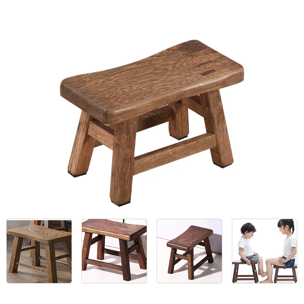 

Children's Stool Footstool Kid Stepping Wooden Bathroom Household Furniture Home Bathing Stools