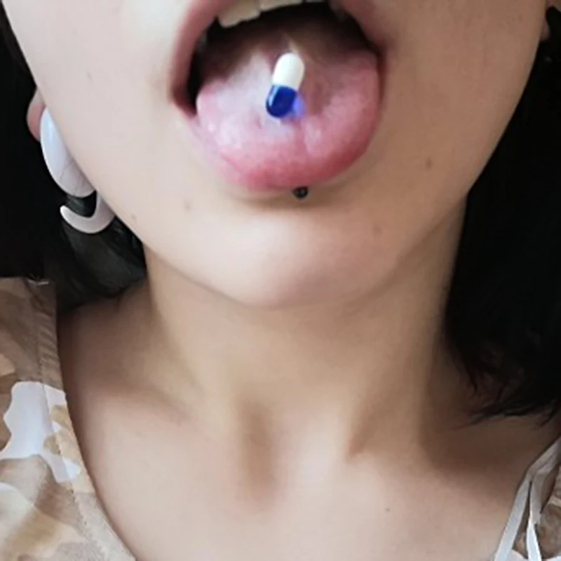 Piercing Jewelry Body Piercing Jewelry Body Jewelry 1/3PC Colorful Capsule Tongue Rings Acrylic Mixed Color Surgical Steel Tongue Piercing Women Body Jewelry Gift
