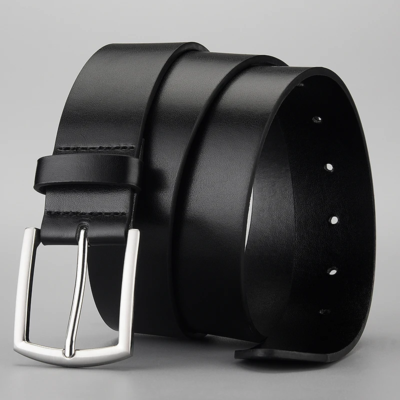 Men Classic Pu Leather Pin Buckle Waist Belt
