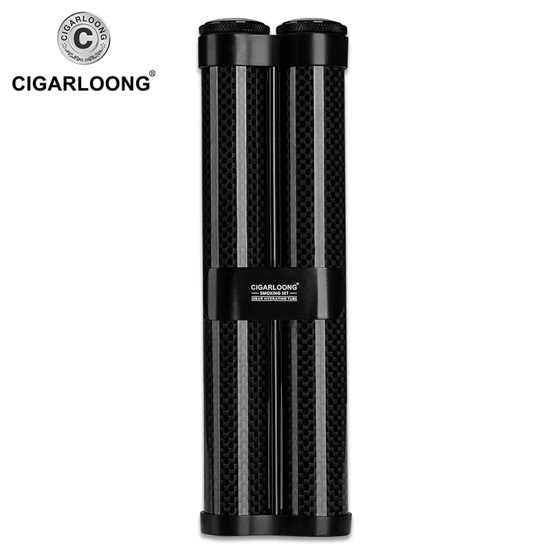 CIGARLOONG 시가 액세서리 세트 방풍 라이터 날카로운 가위 시가 튜브 세트 패션 외관 휴대용 선물 세트 CQ-B1001