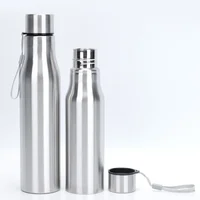 500ml/750ml/1000ml Stainless Steel Water Bottle with Handle Thermo Cup Portable Hot Cold Water Bottle for Cycling Sports Travel 6
