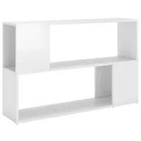 Glossy White chipboard shelf 100x24x63 cm 4