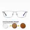 Fashion Metal Myopia Classic Color Changing Glasses Ball Luminosity0 ~ 600Degree 5