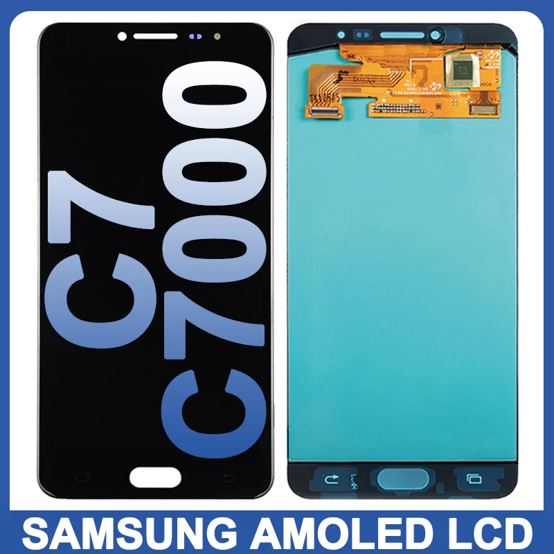 

5.7" Super AMOLED For Samsung Galaxy C7 C7000 LCD Display Touch Screen Replacement Digitizer Assembly