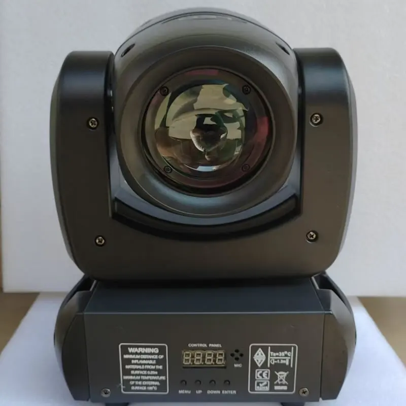 Envío desde Polonia, haz de luz de 120W, cabezal móvil, iluminación móvil, Control DMX 512, RGBW, 18 prismas para DJ, discoteca, concierto, Bar, espectáculo