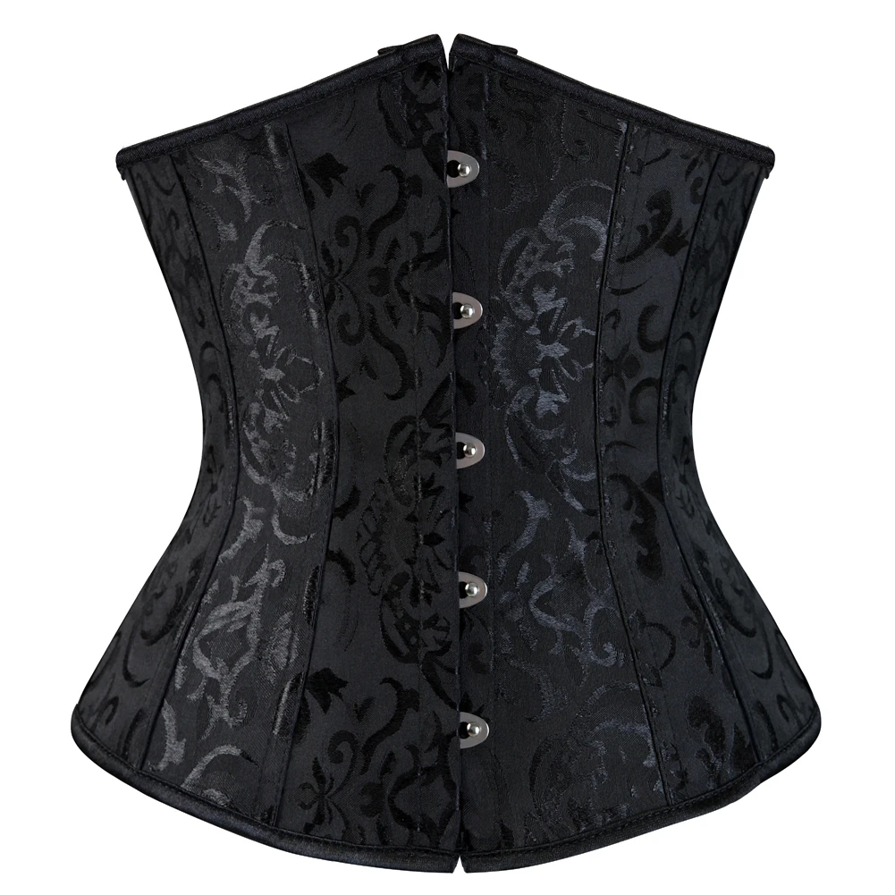

Gothic Underbust Corset for Floral Push Up Korsett Women Sexy Lingerie Steampunk Lace-up Corsets Belt Waist Trainer Plus Size