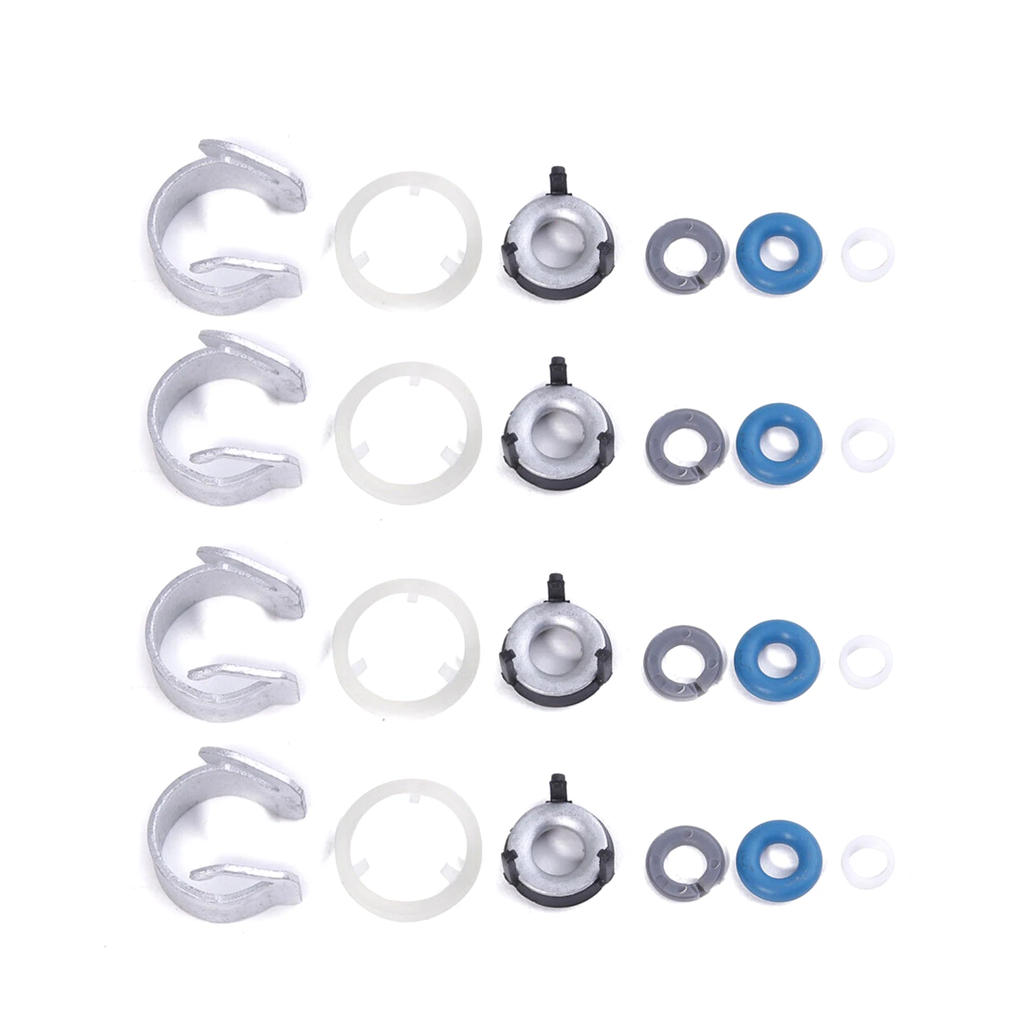 Fuel Injector O-ring Seal Kit 4pcs for AUDI A4 Q5 VW Jetta CC 1.8 2.0T 06H998907A 06J998907D 06J998907B Car Accessories injector repair kits fuel line connector fuel injector micro filter fuel injection hose fuel injector extender adaptor