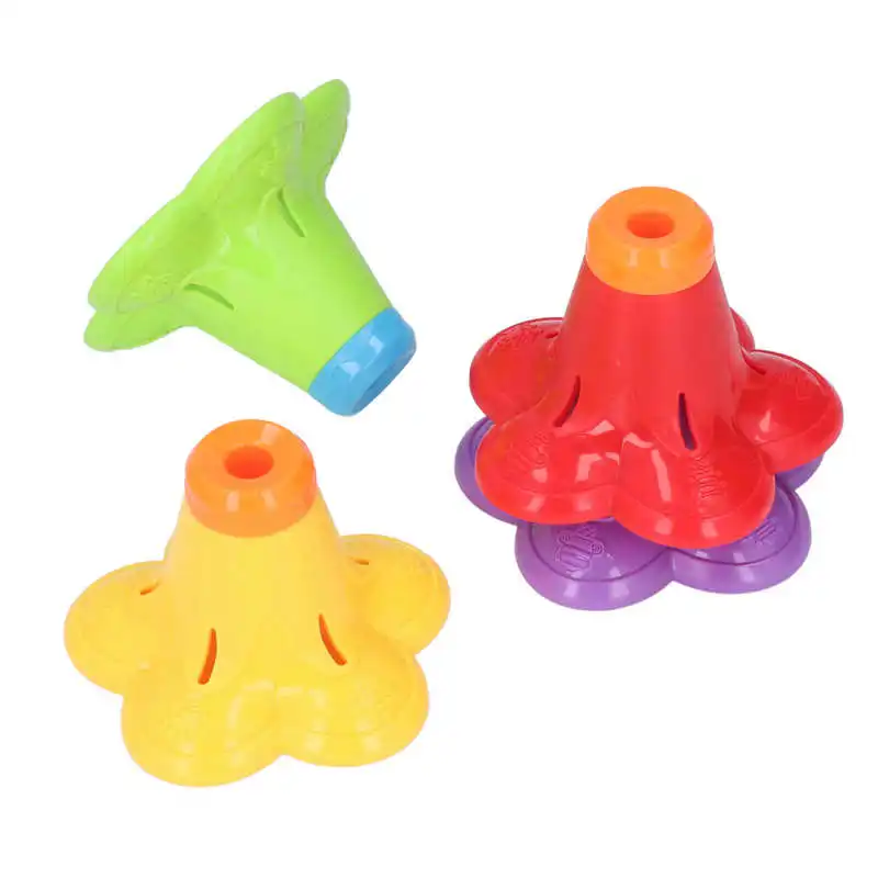 Baby Building Cups Toys Flower Bath Stacking Cups Plastic Perfect Gift