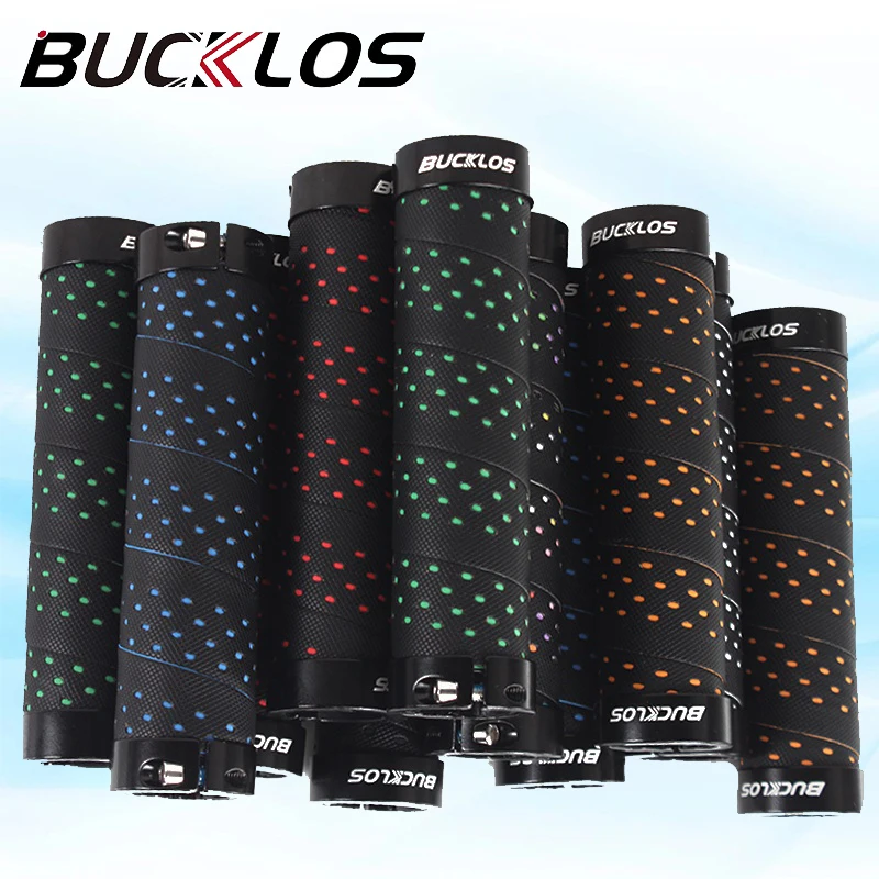 

BUCKLOS Bicycle Grips Soft 22.2mm Bicycle Handlebar Grips Shock Absorption MTB Cuffs Non-slip Bike Handle Cover