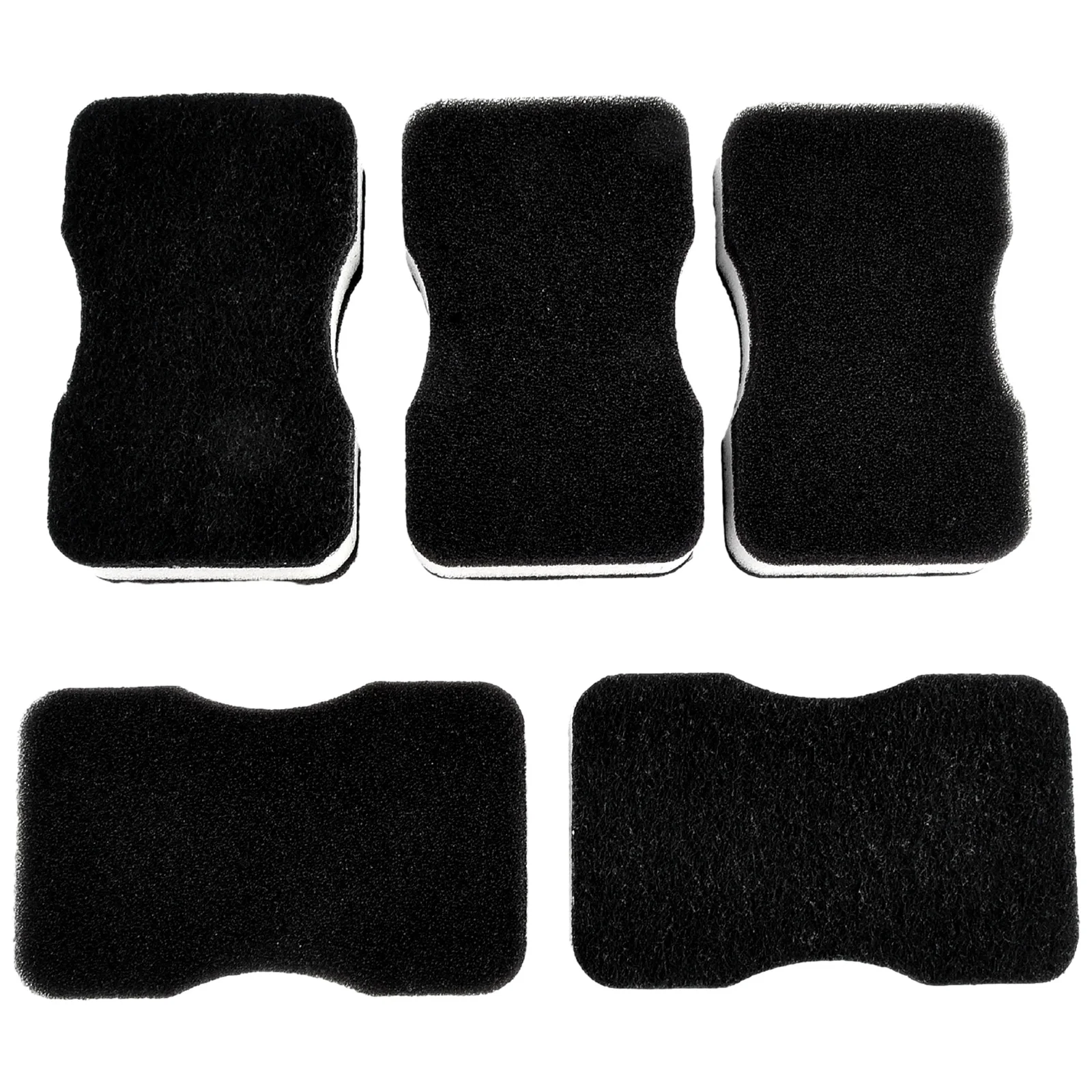 스폰지 문지르는 블랙 접시 스폰지 수세미, 주방 청소 스폰지, 닦는 수세미, 11x6.5x3.5cm, 4.3x2.5x1.3 인치, 5 개