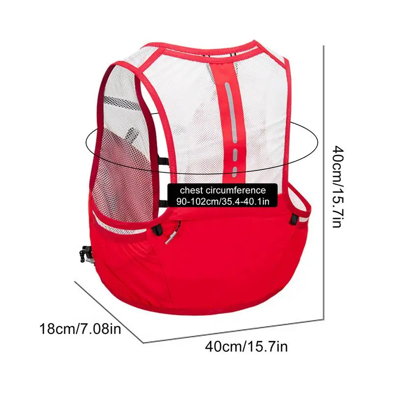 하이킹용 경량 수분 공급 배낭, 수분 공급 팩, 배낭 트레일 러닝 배낭, 2.5l