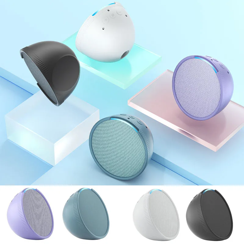 Altoparlante In Silicone Protettivo Per Custodia Echo Pop Coversleeve Copertura Protettiva Impermeabile Accessori Antiurto Per Altoparlanti Antigoccia