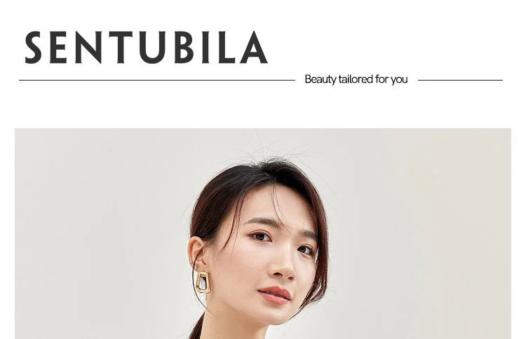 SENTUBILA Women Elegant Print Chiffon Blouses and Tops 2025 Contrast Striped Round Neck Puff Sleeve Loose Autumn Shirts 133V5130