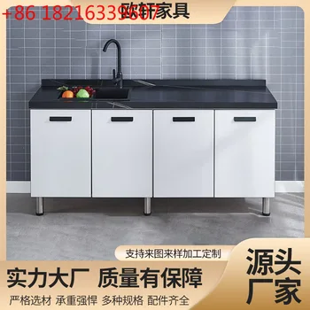 ผู้ผลิตตู้ครัวแบบติดตั้งในบ้าน พร้อมอ่างล้างจานสแตนเลส เตาแบบรวม ให้เช่าง่าย 1