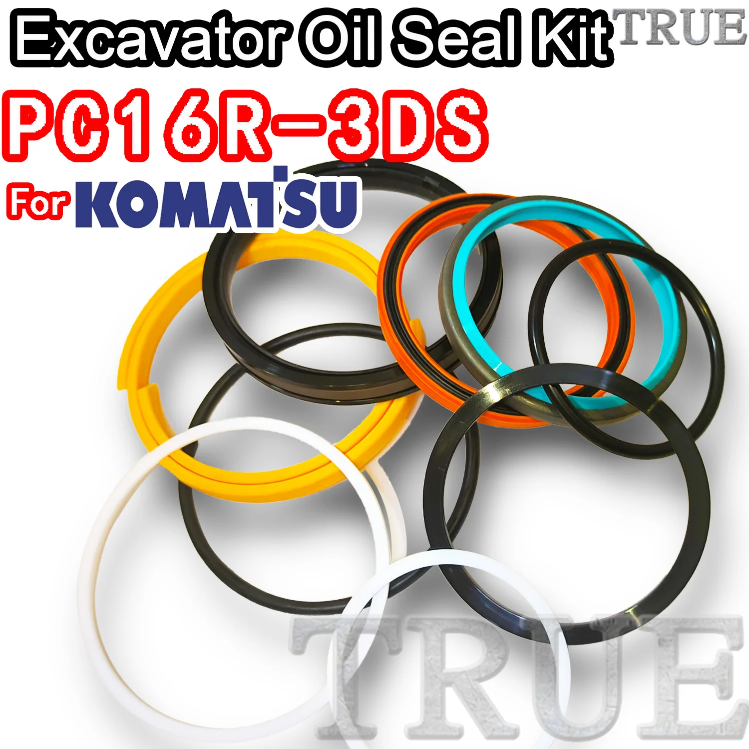 

For PC16R-3DS KOMATSU Oil Seal Excavator Repair Kit PC16R 3DS MOTOR Piston Rod Shaft Replacement Dust Bushing FKM High Quality