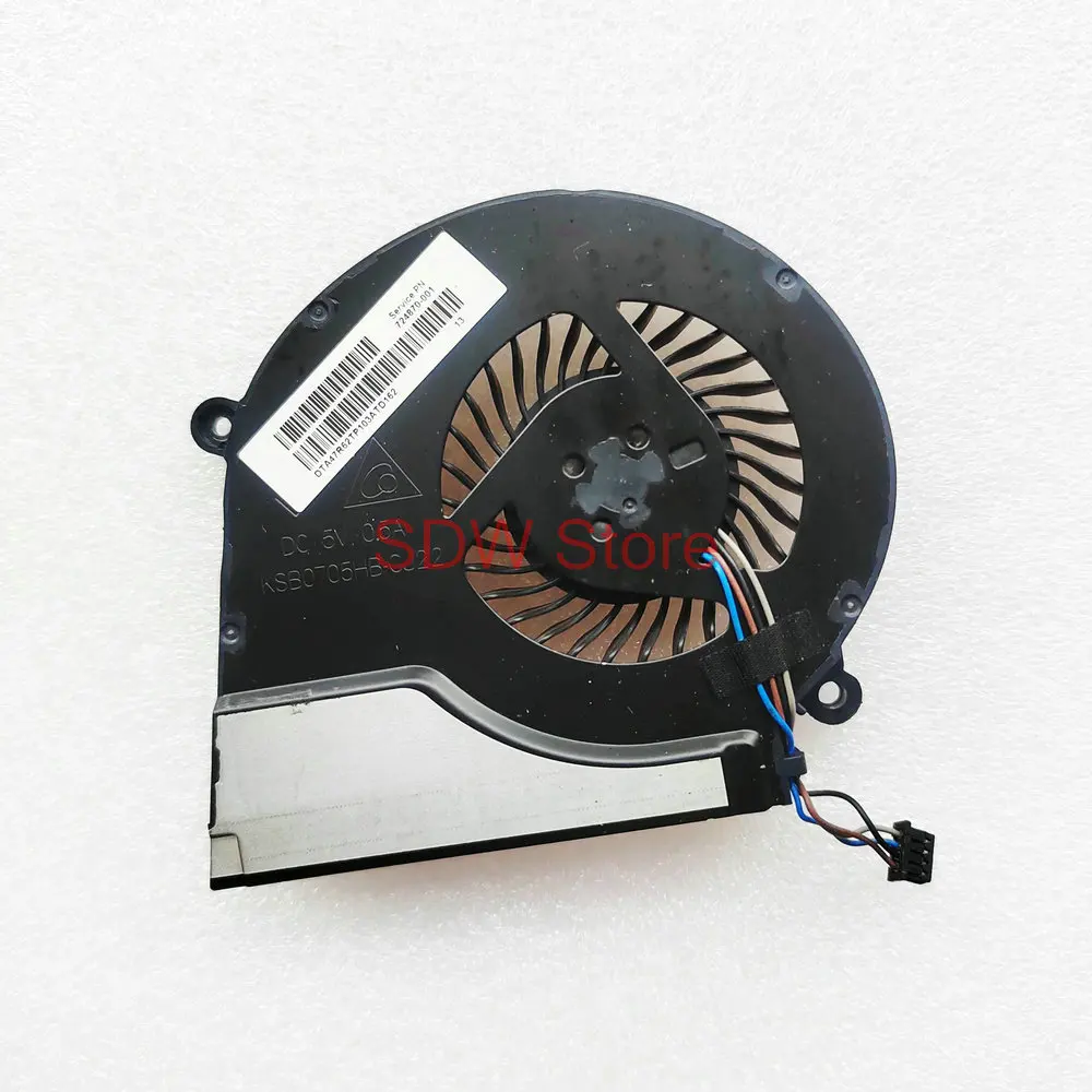 

original DFS501105PR0T FC9U FAN For HP Pavillion 14-E 15-E 17-E FAN AB08505HX110B00 0CWR62 724870-001 725684-001