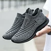 Men's Sneakers Classic Casual Shoes Breathable Mesh Running Sneakers Without Lacing Lightweight Walking Shoes 6