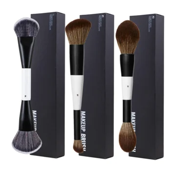 MBM Dual-Ended Foundation Face Brush F4 Powder F1 Blush Contour F2 Makeup Brushes with Box Packaging 1