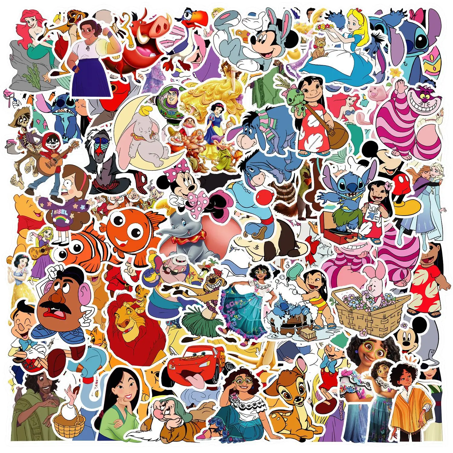 Desenho Fofo de Personagens da Disney: O Que Realmente Vale a Pena em  Adesivos de Carro,, image size:1500x1500