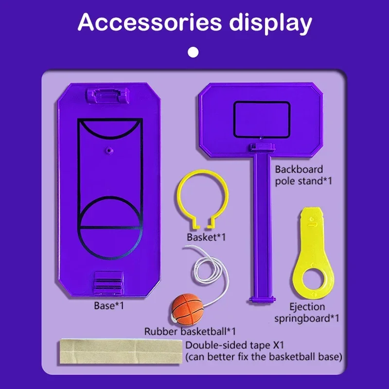 Fingertip Basketball Shooting Toy Mini Desktop Board Game Parent-child Interactive Sports Games Children's Stress Relief Toys