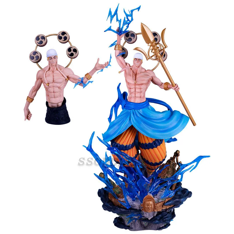 

Anime One Piece Figure GK Enel Thunder God Lightning Fruit Scene Statue PVC Action Figure Toys Collectible Model Doll Kids Gifts