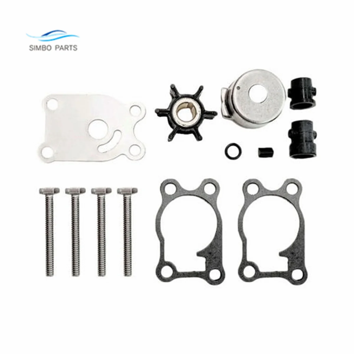 0396644 Water Pump Impeller Kit For Johnson Evinrude OMC 4.5 5 7.5 8 HP Outboard 396644 389844