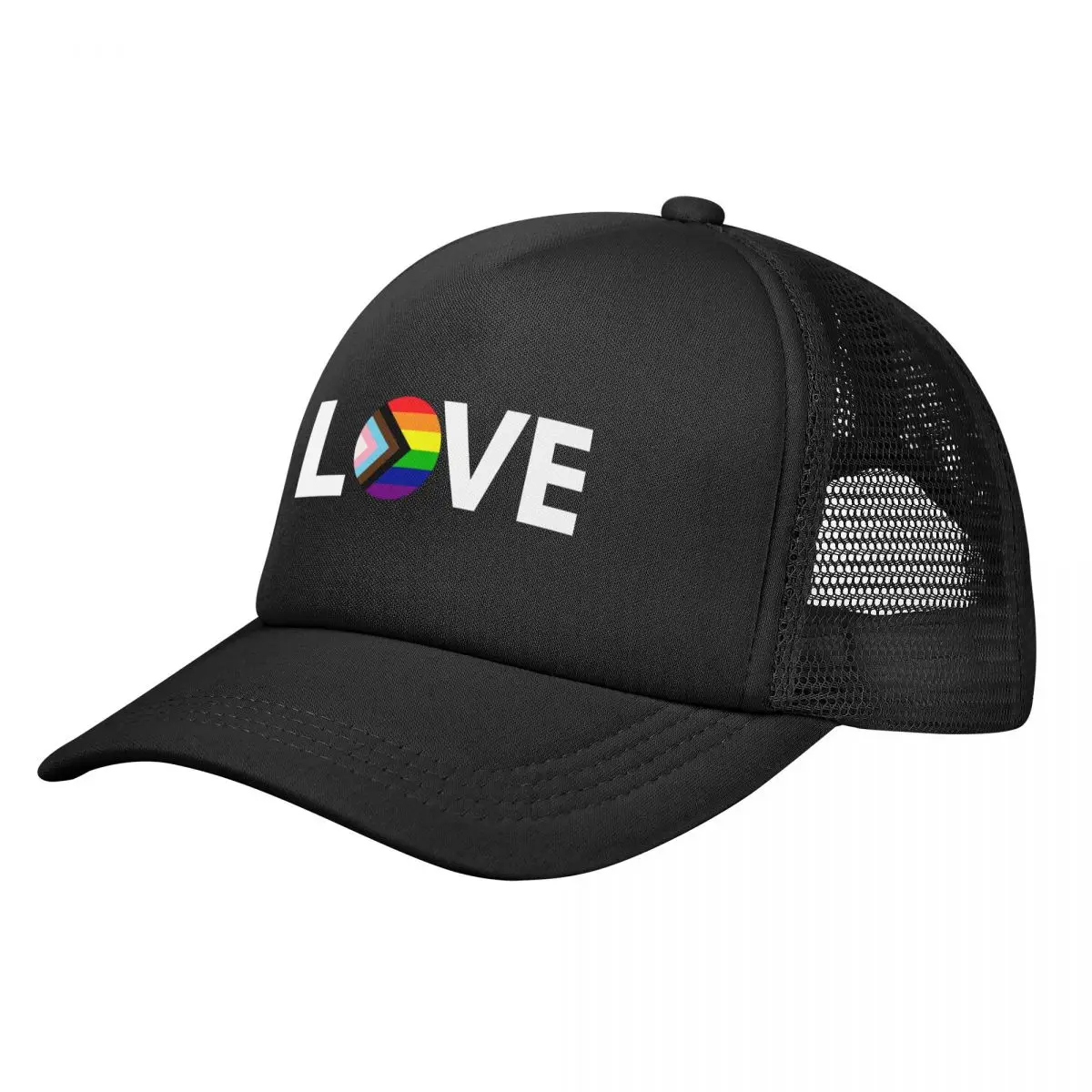 

Progress Pride Flag Love Baseball Cap New Hat hiking hat Mens Caps Women's