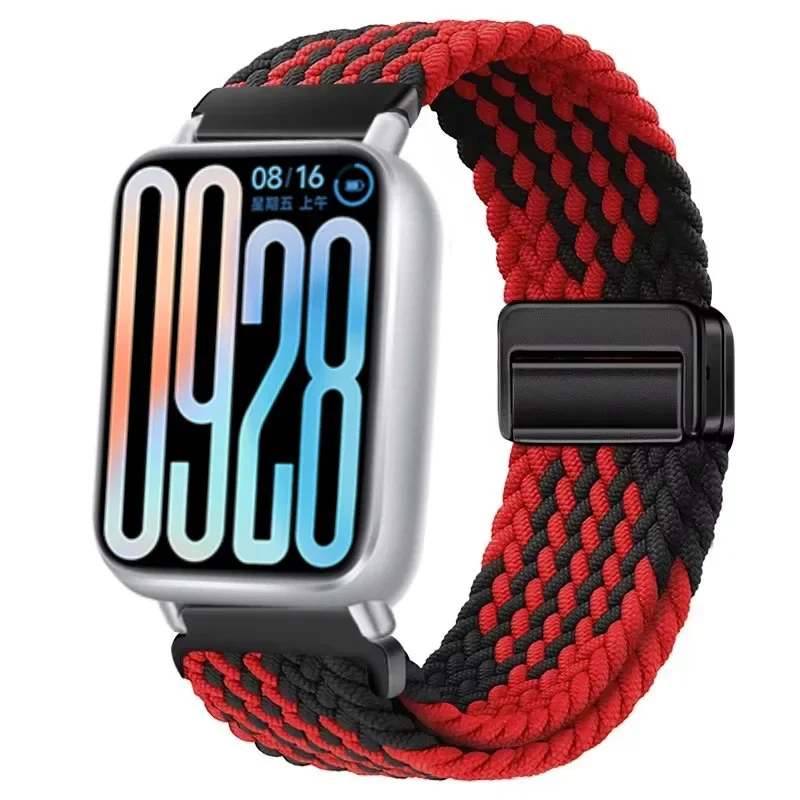 Braided Nylon Strap with Magnetic Buckle - Breathable & Adjustable Wristband