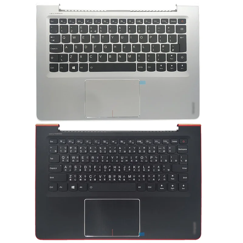 

Новый ноутбук для Lenovo Ideapad 510S-13 510S-13IKB ISK 310S-13 310S-13ISK, Упор для рук, верхний корпус с сенсорной панелью клавиатуры, черный, серебристый