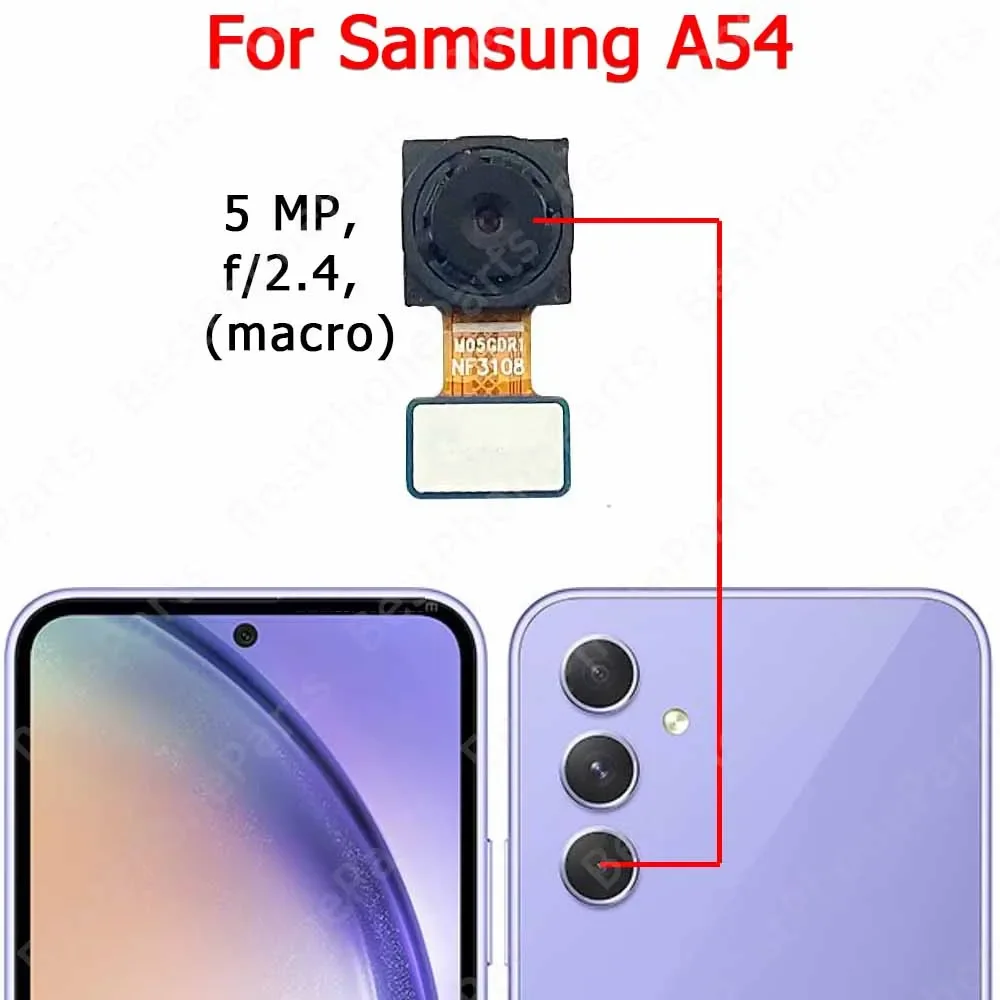 Premium Rear Camera Module Replacement with Flex Cable for Samsung Galaxy Smartphones