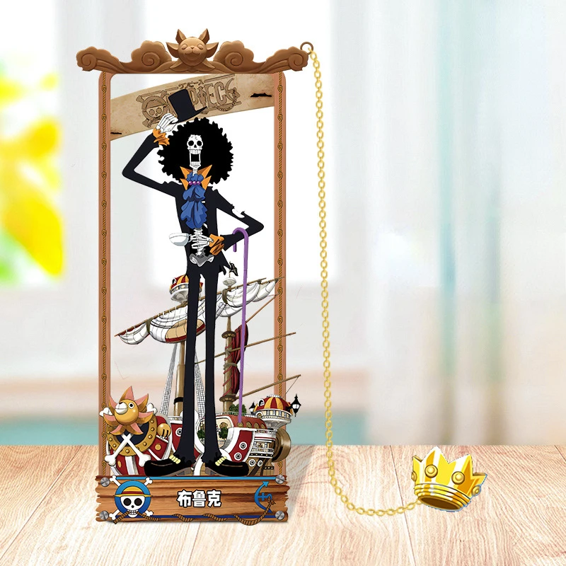 One Piece Metal Bookmarks with Cartoon Characters Anime Accessories for True Fans