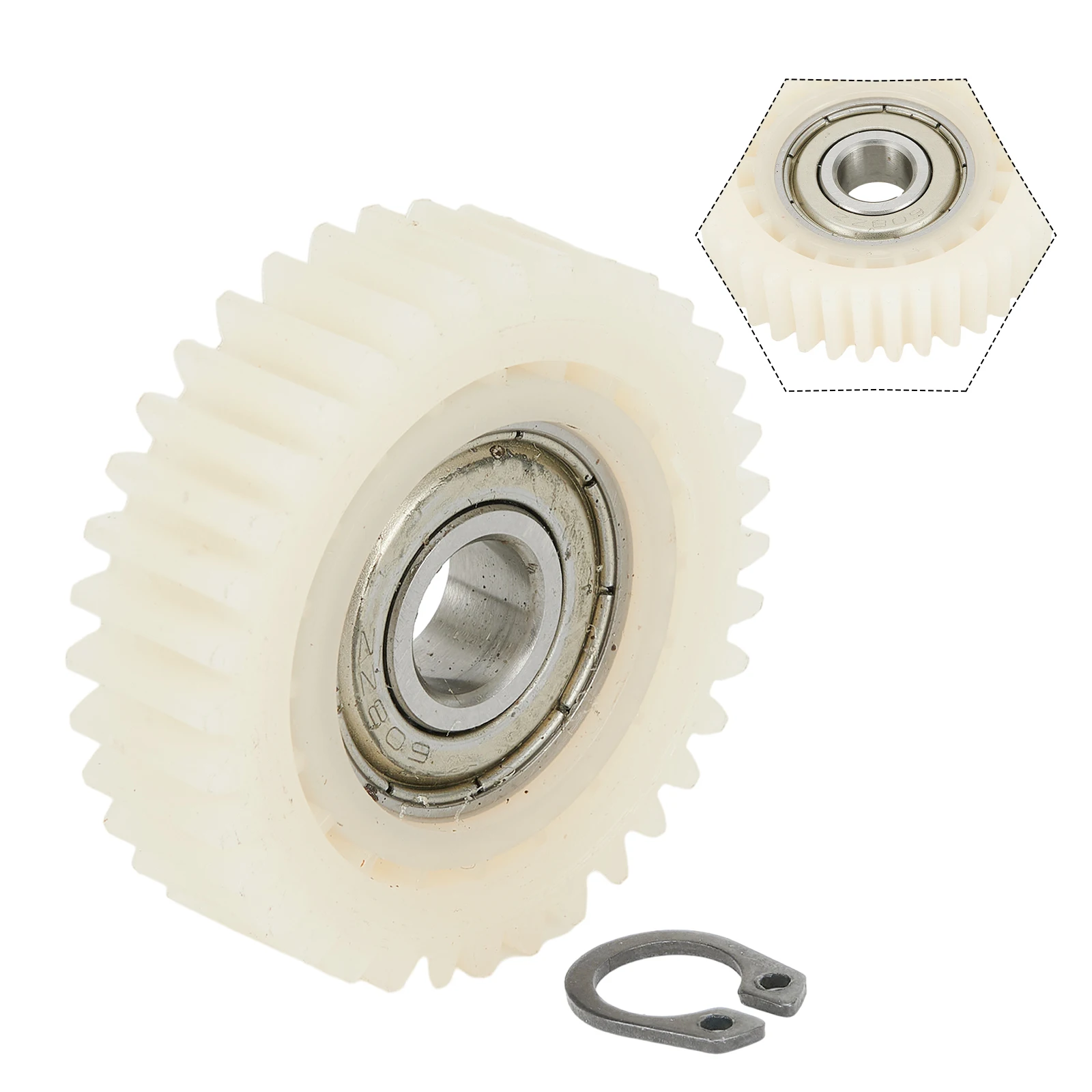 

1pc 36 Teeth E-bike Motor Gear Wheel Hub Motor Planetary Gear With 608 Bearings 38x38x10mm White/Yellow Ebike Accessories