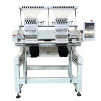 New 12 15 Needles Clothing Portable Two Head Embroidery Machine Dahao System High Speed