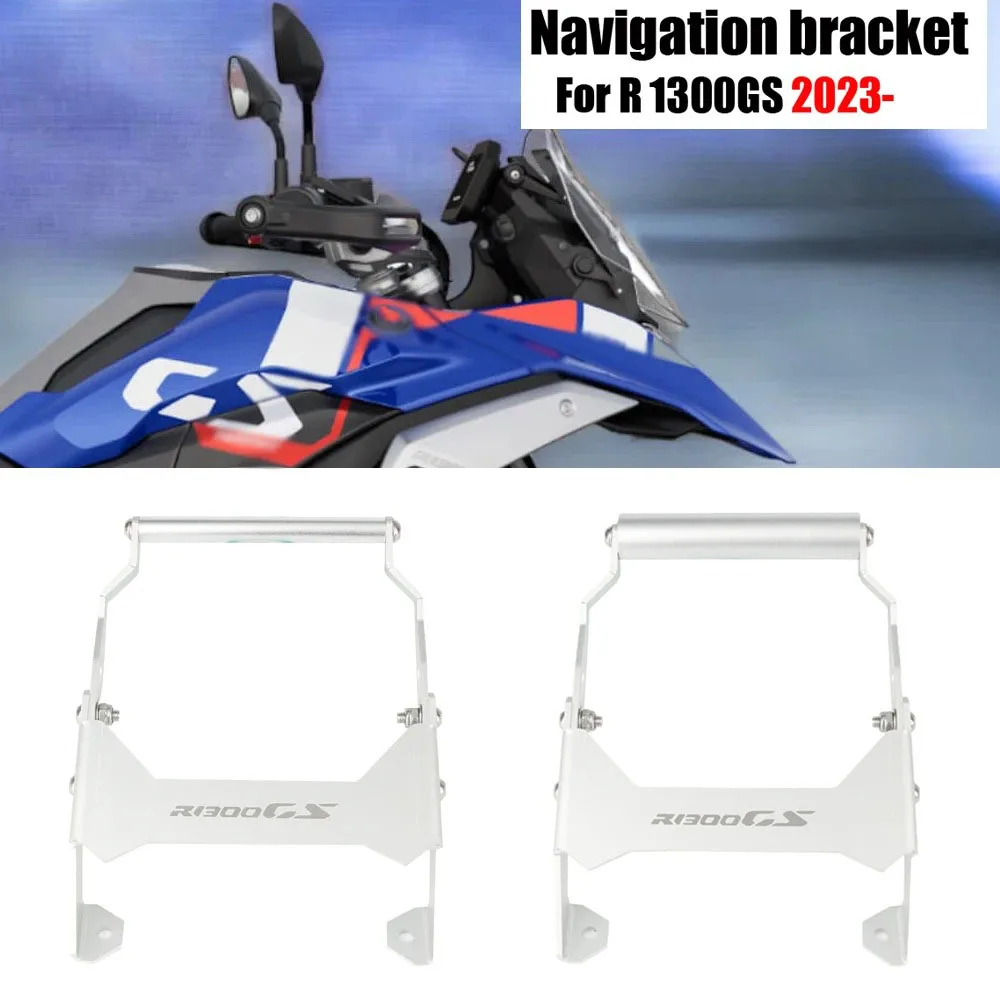 

GPS Mount Fit For BMW R1300 GS R1300GS 2023 2024 ADV Adventure Motorcycle Phone Holder Stand Navigation Plate Bracket