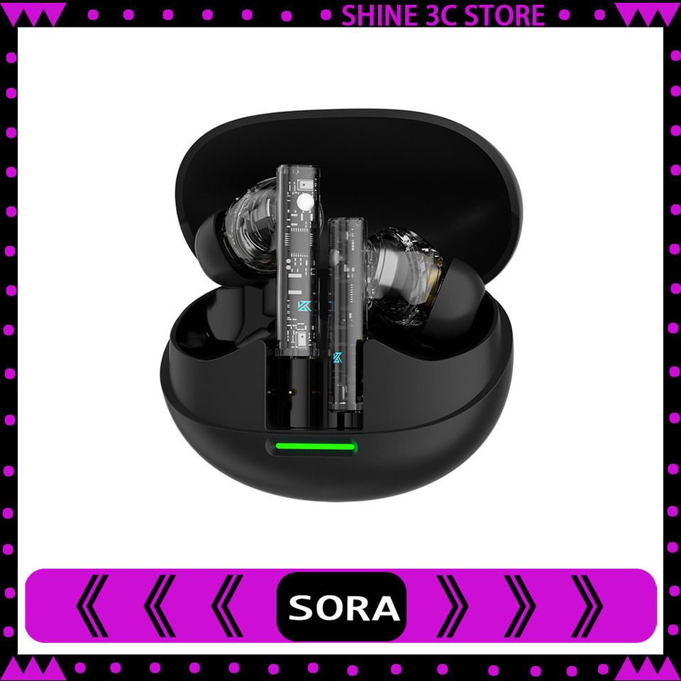 KZ Sora Wireless Eaephones HIFI Low Delay In-ear Earbuds Bluetooth 5.4 Long Battery Life Earphone Gamer Accessories Custom Gift
