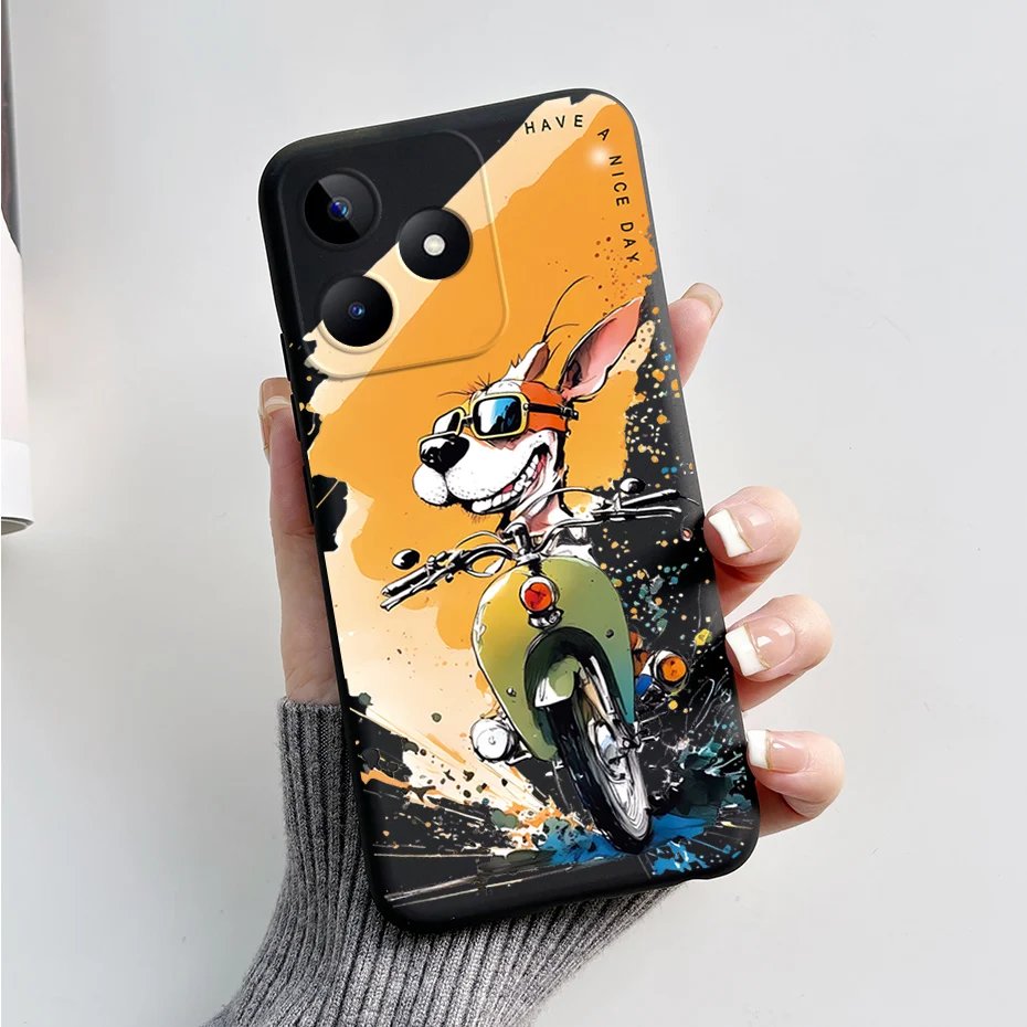 Cute Bear & Frog Silicone Soft Back Cover - Fun Cartoon Case