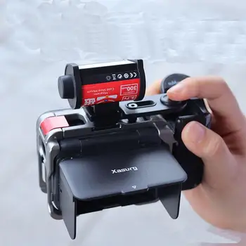 Set cappuccio schermo per Insta360 Ace Pro/Ace Pro 2, mirino a vita e protezione magnetica antiriflesso
