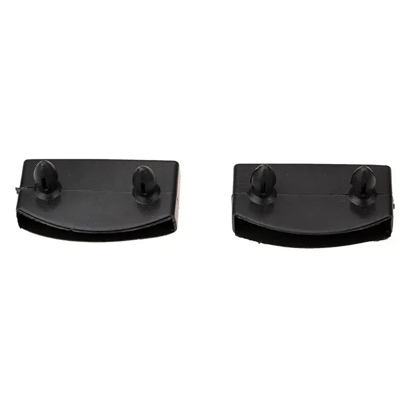 Recambio de plástico negro para cama, tapas centrales y finales, soporte para sujetar marcos de muebles, 10/20 piezas