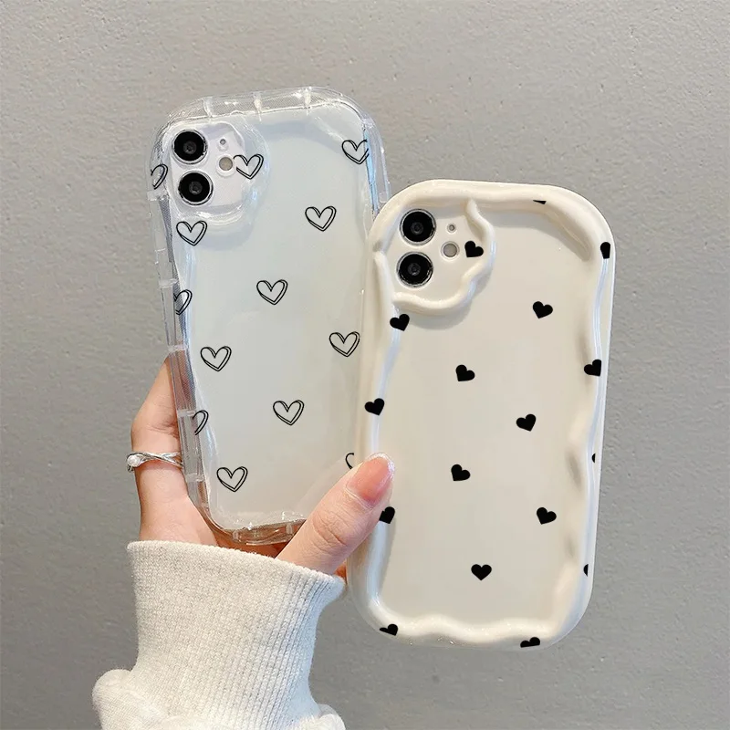 Cute Simple Love Heart Phone Case - Stylish Protective Cover