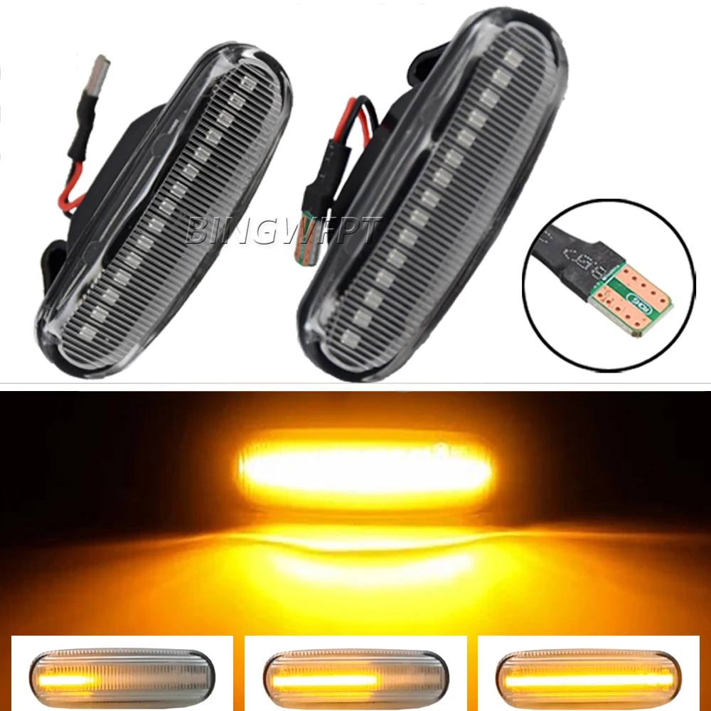 Alta Qualità Per Fiat Abarth Punto (199) 2012-2020 Dynamic Led Side Marker Light Repeater Lamp