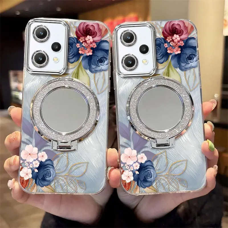 Blue Rose Bracelet Holder Phone Case Cover